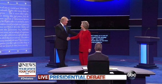 První debata mezi Donaldem Trumpem a Hillary Clintonovou