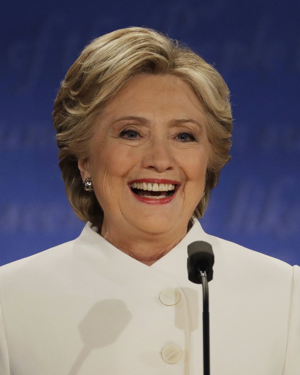 Demokratická kandidátka na prezidentku Hillary Clintonová