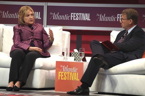 Hillary Clintonová se v pořadu The Atlantic Events Festival obula do Donalda Trumpa.