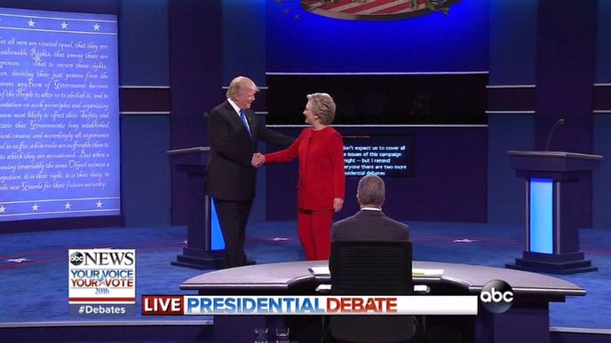 První debata mezi Donaldem Trumpem a Hillary Clintonovou