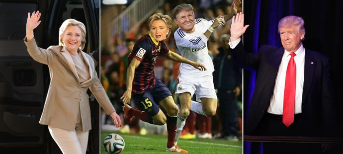 Z vítězství Donalda Trumpu v amerických prezidentských volbách si dělali srandu i fotbaloví fanoušci
