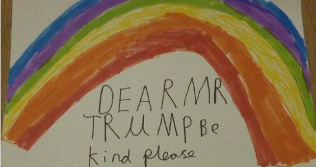Děti píší Trumpovi: „Buďte laskavý, pane prezidente.“ Některé jdou dál