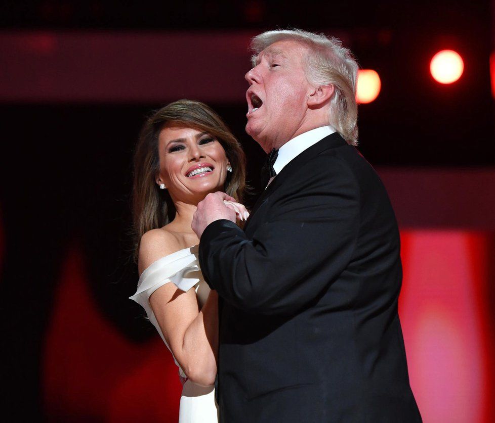 Melania a Donald Trump