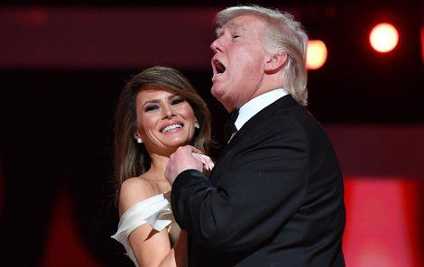 Melania a Donald Trump.