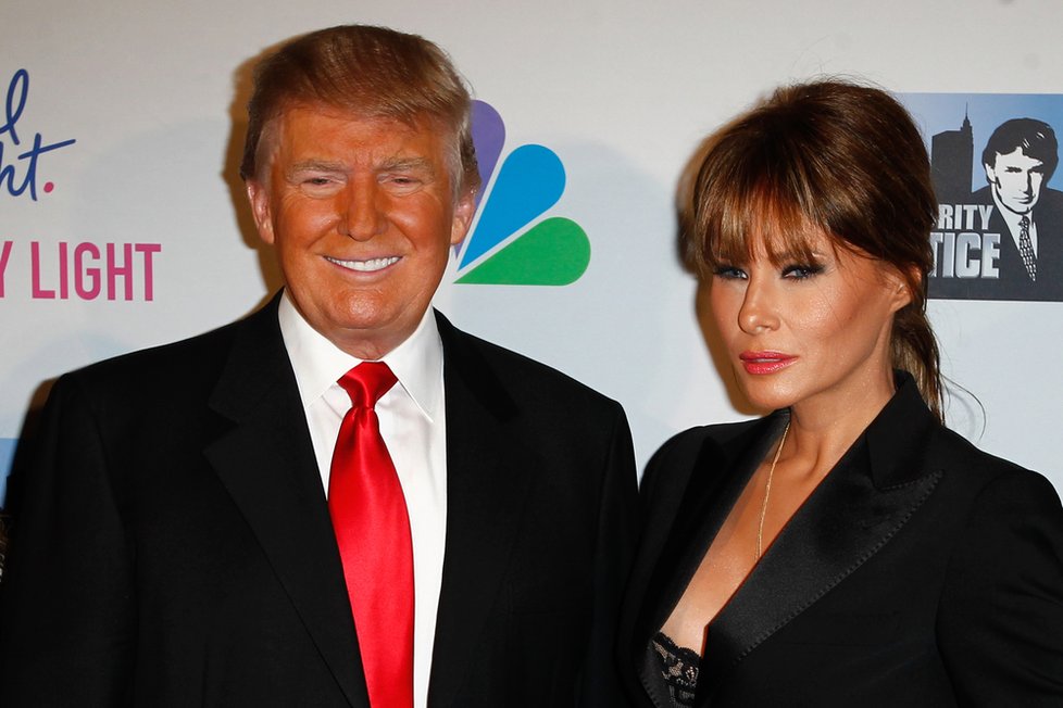 Melania a Donald Trump