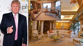 Donald Trump předvedl svůj luxusní byt.
