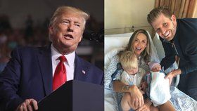 Syn amerického prezidenta Donalda Trumpa Eric slaví druhé dítě