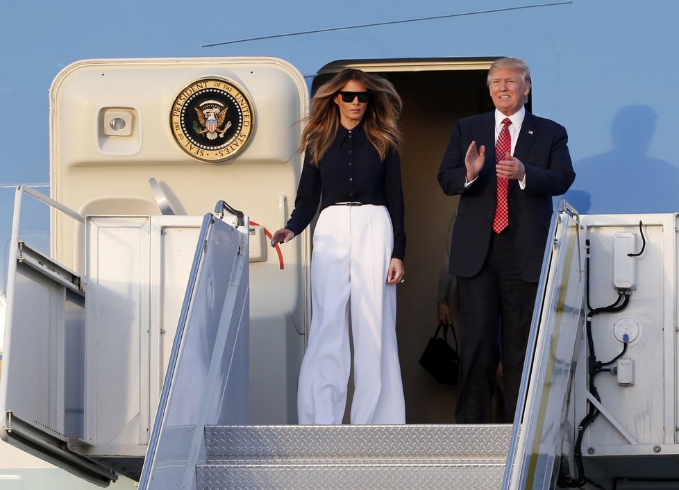 Donald Trump a jeho žena Melania