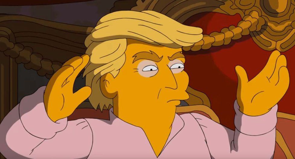 Trump v podání Simpsonových.