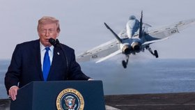 Trump: Údery můžou trvat měsíc.