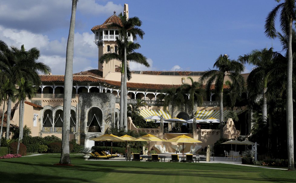 Trumpův oblíbený klub Mar-a-Lago v Karibiku