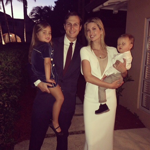 Šťastná rodina pohromadě: Ivanka s manželem Jaredem, dcerou Arabellou (3) a synem Josephem (1)