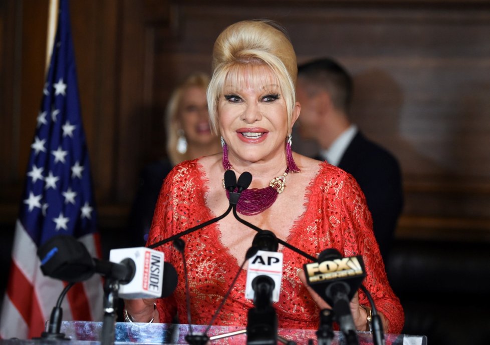 2018: Ivana Trumpová hovoří o italské dietě.