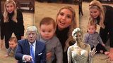 Ivanka Trumpová se zabydluje v Bílém domě: On se hýbe, jásá nad synem, který začal lézt