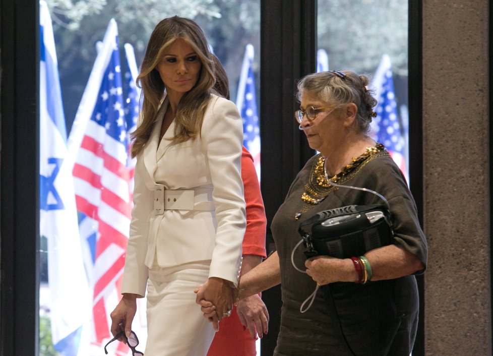 Americká první dáma s manželkou izraelského prezidenta