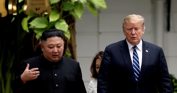 Donald Trump a Kim Čong-un.