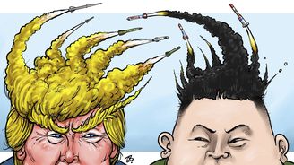 Trump vs. Kim: Místo zbraní by měli poměřit účesy a pindíky!