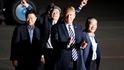 Trump přivítal trio Američanů propuštěných z vězení v KLDR