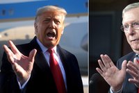 Trumpa hodil těsně před odchodem přes palubu vlivný muž: Lídr republikánů ho viní z násilí v Kapitolu