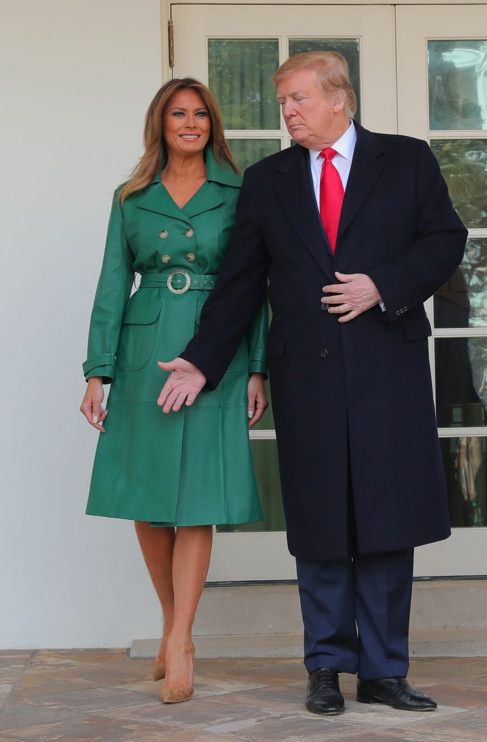 Prezident Donald Trump s první dámou Melanií (9. 7. 2019)