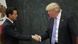 Trump po setkání s mexickým prezidentem: Stále chci zeď na hranicích 
