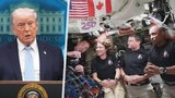 Astronauti z mise Artemis vymlčeli v telefonátu Trumpa! Video je hitem internetu