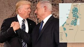 Trump v Bílém domě odhalil mírový plán pro Izrael a Palestinu. Hamás ho označil za agresivní