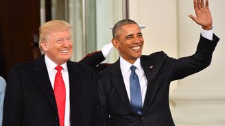 Černobílé vidění sluníčkářů: Obama je sympaticky barevný, Trump nesympaticky obarvený