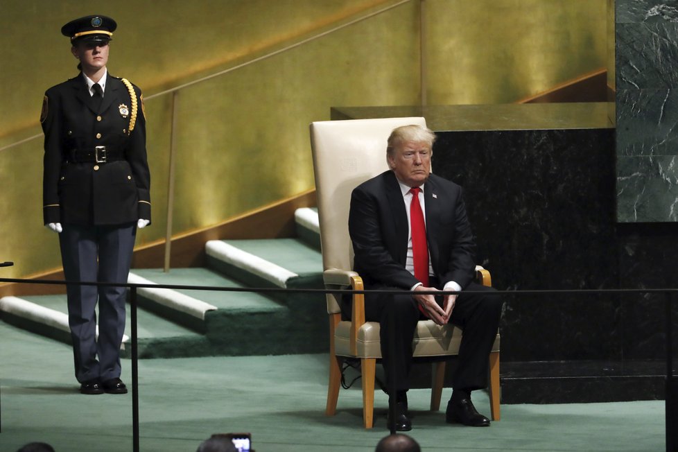 Prezident Trump v OSN.