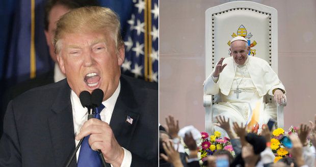 Podle papeže Trump není křesťan. „Vatikán je trofejí ISIS,“ opáčil miliardář
