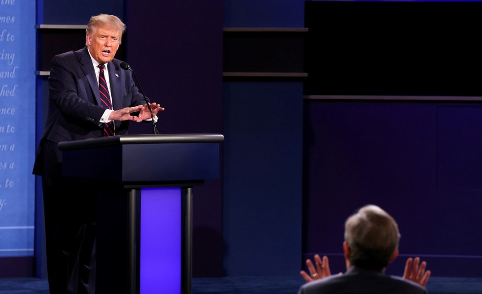 Předvolební debata v USA: Americký prezident Donald Trump (29. 9. 2020)