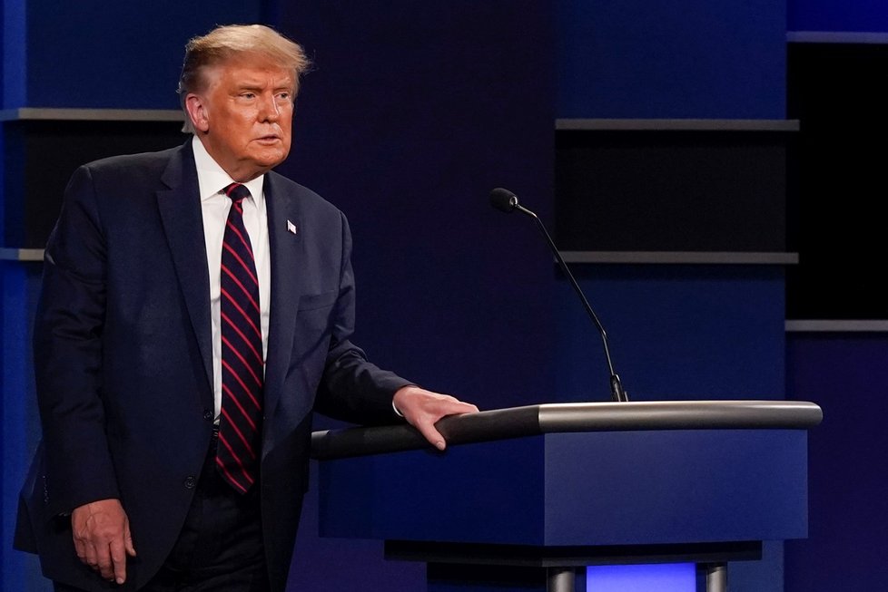 Předvolební debata v USA: Americký prezident Donald Trump (29. 9. 2020)