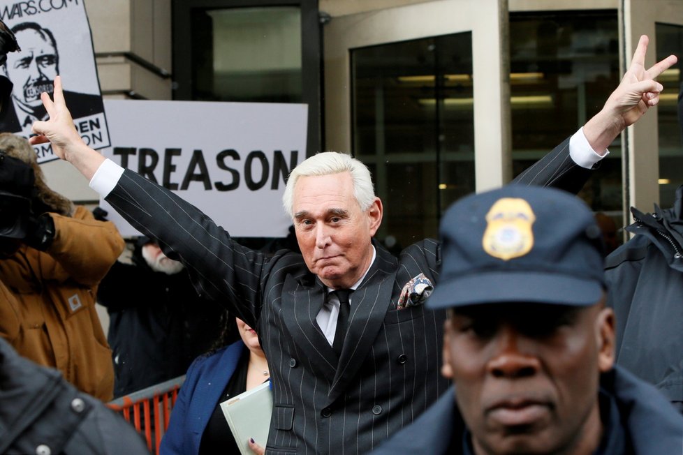 Dlouholetý přítel a bývalý poradce prezidenta Donalda Trumpa Roger Stone