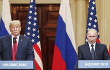 Trump a Putin: Historické setkání KYSELÝCH KSICHTŮ!
