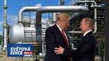 Příměří svázané s kšfety? Trump chce Německu dodávat ruskou ropu