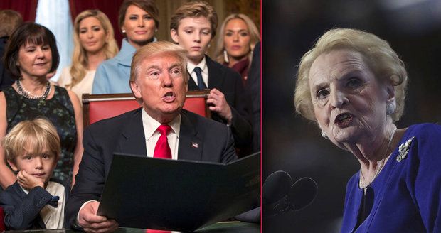 Týden s Trumpem: Mučení, Albrightová muslimkou, zeď s Mexikem i zlatý koberec