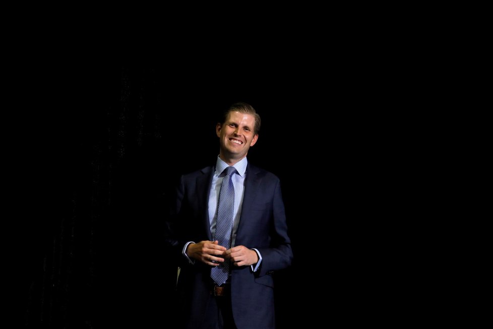 Eric Trump je nejmladší dítě amerického prezidenta Donalda Trumpa