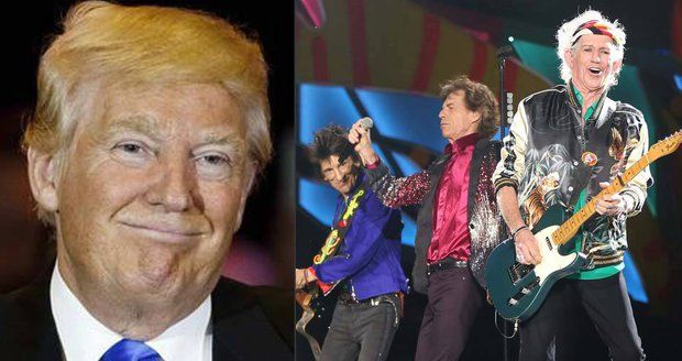 Rolling Stones se naštvali na Trumpa. Zakázali mu hrát jejich písně