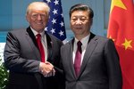 Setkání amerického prezidenta Donalda Trumpa a čínského prezidenta Si Ťin-pchinga v Německu 8. července 2017