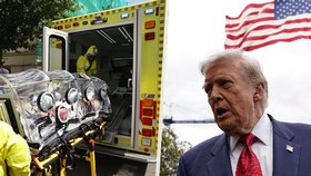 Donald Trump je k ebole nesmiřitelný.
