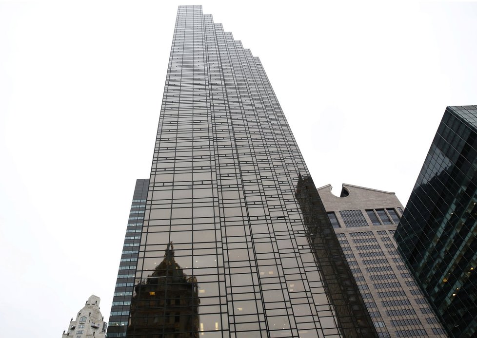 Trump Tower - sídlo podnikání amerického prezidenta.