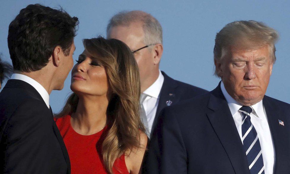 Trudeau je považován za krasavce Ameriky: Manželka Trumpa Melania jej zamilovaně vítala při setkání.