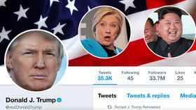 Americký prezident Donald Trump na Twitteru