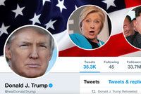 „Rakeťák“ Kim a „sestřelená“ Clintonová: Trump perlí na Twitteru, sklízí i kritiku