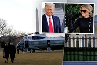 Trump s Melanií z Bílého domu „utekli“: Takhle vypadaly poslední chvíle exprezidenta
