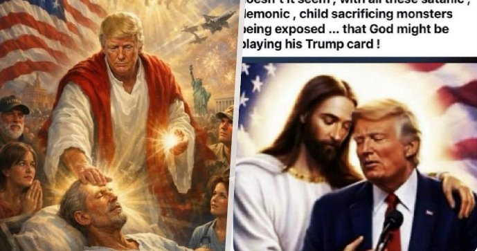Trumpův kult: Hlava USA tentokrát v objetí Ježíše Krista. „Bůh možná hraje svou Trumpovu kartu!“