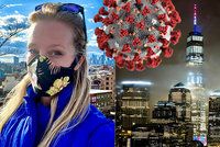 Češka Radka v epicentru pandemie: V New Yorku šije roušky, Američané jí „trhají ruce“