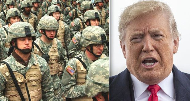 Trump žene na hranice s Mexikem další vojáky: Na migranty mohou i střílet