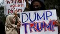 Protestní shromáždění proti Trumpovi