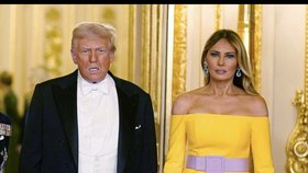 Donald Trump s make-upem na ruce